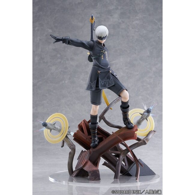 NieR:Automata Ver1.1a PVC Statue 1/7 YoRHa No. 9 Type S Covering Fire 31 cm