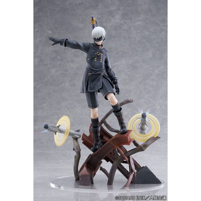 NieR:Automata Ver1.1a PVC Statue 1/7 YoRHa No. 9 Type S Covering Fire 31 cm