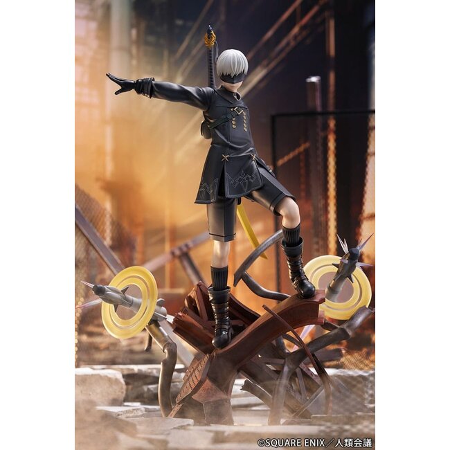NieR:Automata Ver1.1a PVC Statue 1/7 YoRHa No. 9 Type S Covering Fire 31 cm