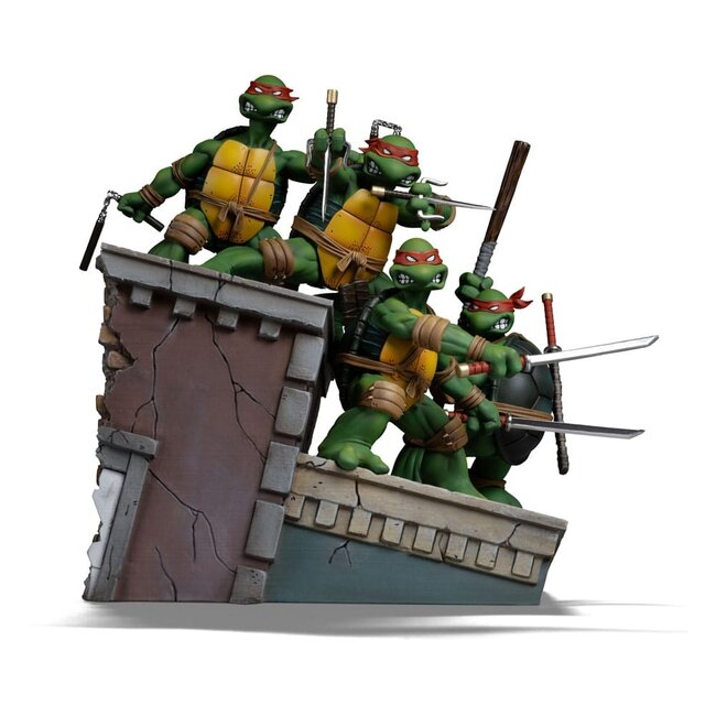 Iron Studios Teenage Mutant Ninja Turtles Art Scale Statue 1/10 Teenage Mutant Ninja Turtles Kevin Eastman Version 24 cm