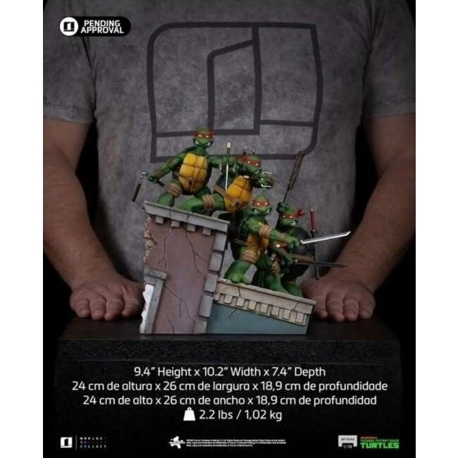 Teenage Mutant Ninja Turtles Art Scale Statue 1/10 Teenage Mutant Ninja Turtles Kevin Eastman Version 24 cm