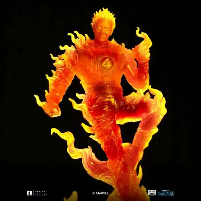 Fantastic Four Art Scale Statue 1/10 Human Torch 30 cm