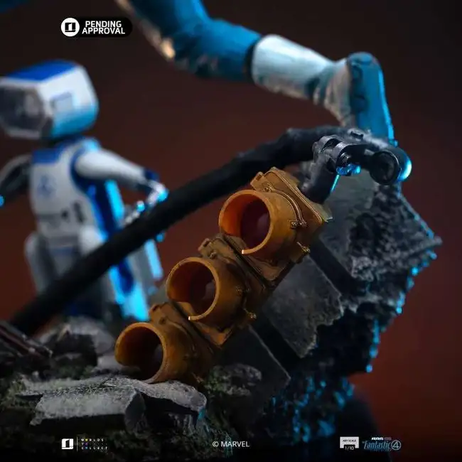 Fantastic Four Art Scale Statue 1/10 Mr. Fantastic und HERBIE 26 cm