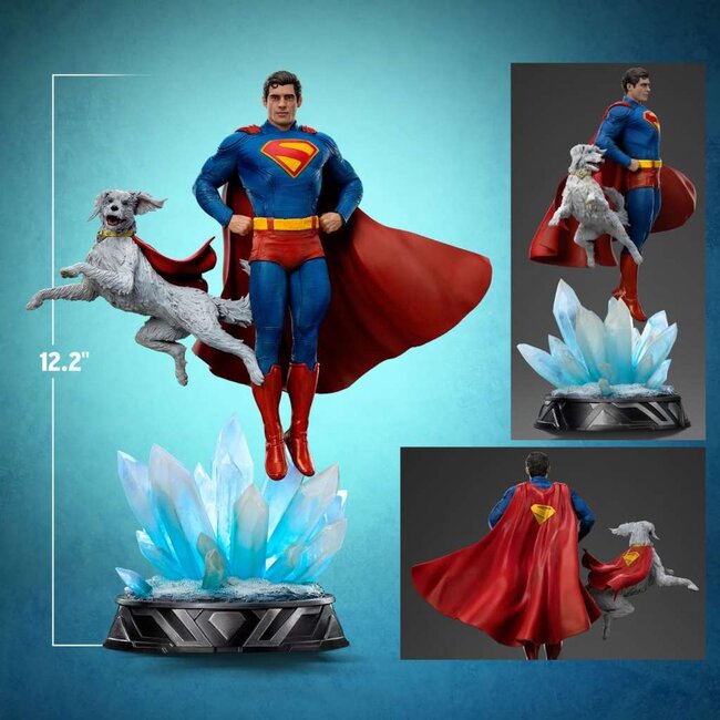 Superman Legacy Art Scale Statue 1/10 Superman & Krypto 32 cm