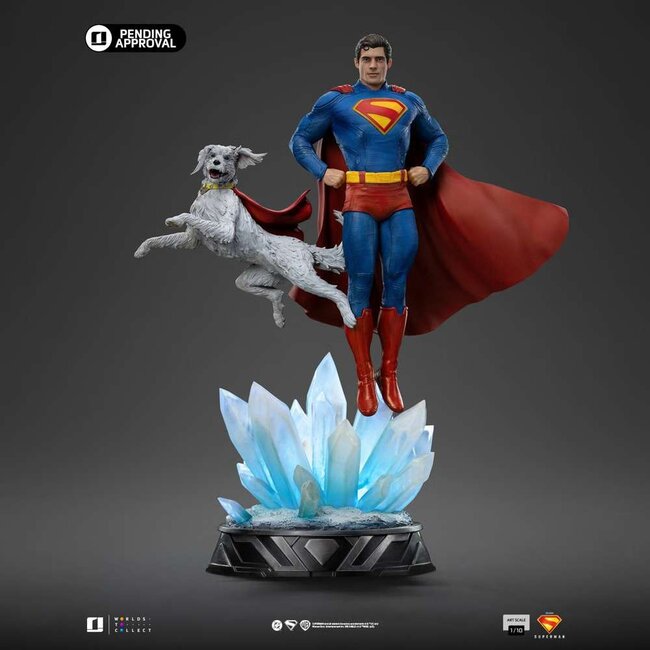 Superman Legacy Art Scale Statue 1/10 Superman & Krypto 32 cm