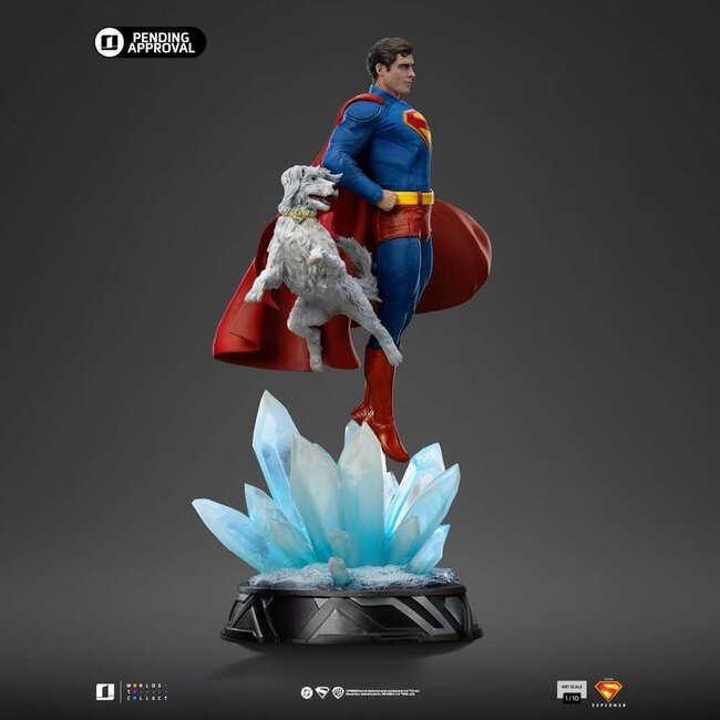 Superman Legacy Art Scale Statue 1/10 Superman & Krypto 32 cm