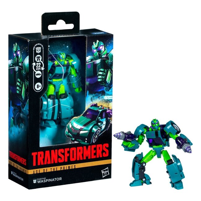 Transformers Age of the Primes Deluxe Class Actionfigur Der Dreizehnte Fugitive Waspinator 14 cm