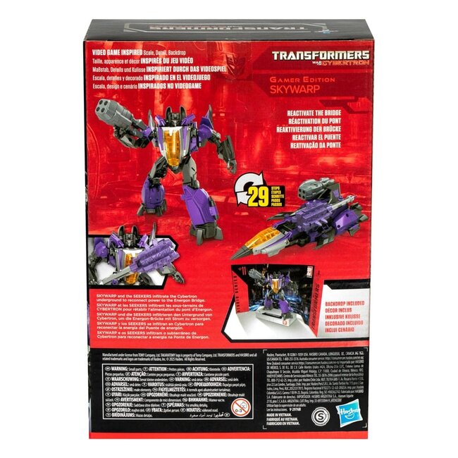 Transformers: Krieg um Cybertron Studio Series Voyager Class Actionfigur Gamer Edition Skywarp 16 cm