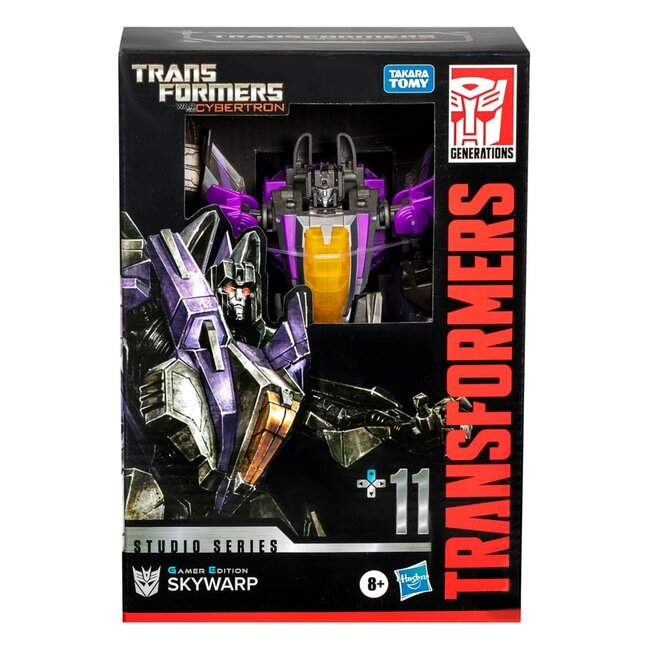 Transformers: Krieg um Cybertron Studio Series Voyager Class Actionfigur Gamer Edition Skywarp 16 cm
