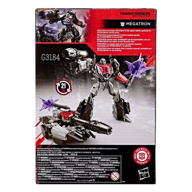 Transformers: Krieg um Cybertron Studio Series Voyager Class Actionfigur Megatron 16 cm