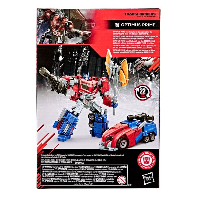 Transformers: Krieg um Cybertron Studio Series Voyager Class Actionfigur Optimus Prime 16 cm