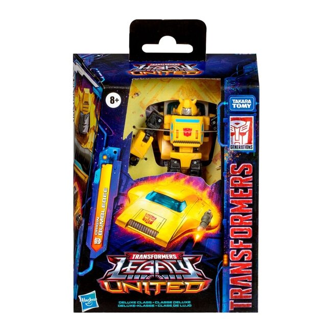 Transformers Generations Legacy United Deluxe Class Action Figure Origin Bumblebee 14 cm
