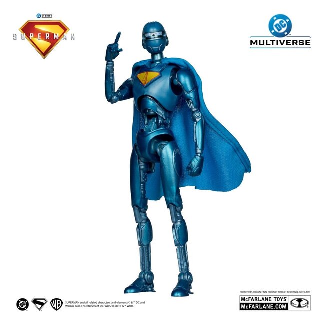 Superman (2025) DC Multiverse Deluxe Actionfigur Superman Robot (Red Platinum Edition) 18 cm