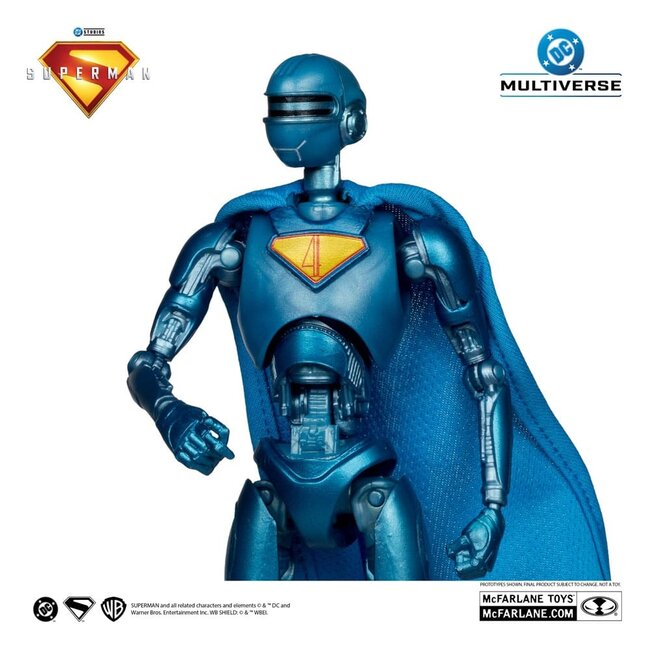 Superman (2025) DC Multiverse Deluxe Actionfigur Superman Robot (Red Platinum Edition) 18 cm