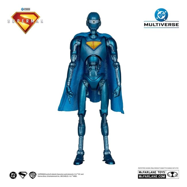 Superman (2025) DC Multiverse Deluxe Action Figure Superman Robot (Red Platinum Edition) 18 cm