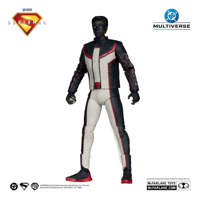 Superman (2025) DC Multiverse Deluxe Theatrical Edition Action Figure Mr. Terrific (Red Platinum Edition) 18 cm