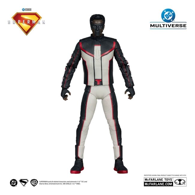 Superman (2025) DC Multiverse Deluxe Theatrical Edition Action Figure Mr. Terrific (Red Platinum Edition) 18 cm