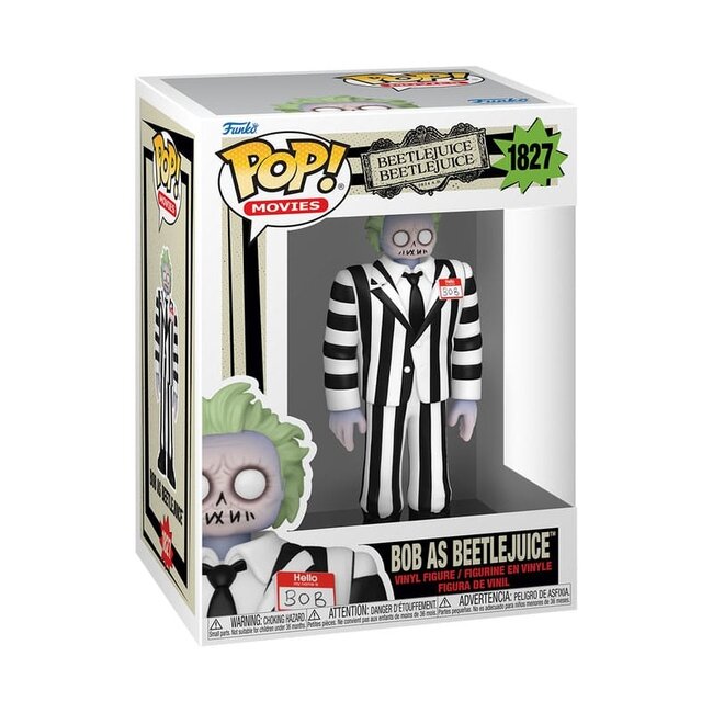 Beetlejuice POP! Movies Vinyl Figur BOB als Beetlejuice 9 cm