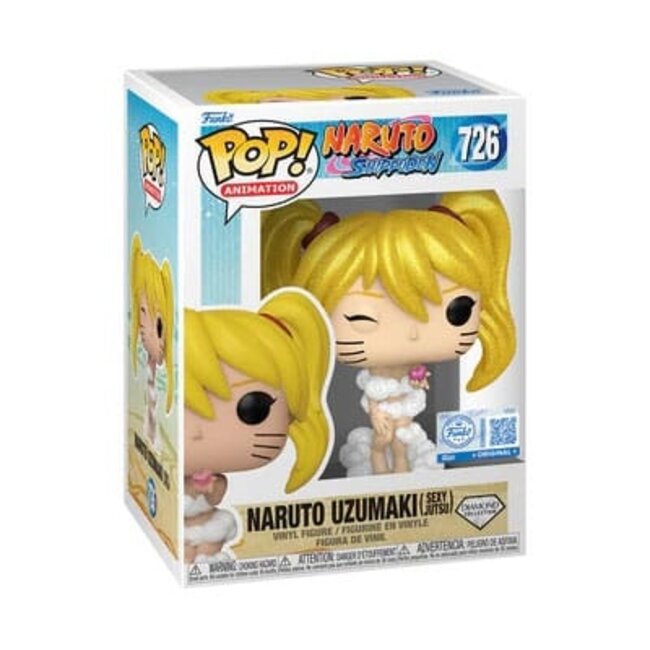 Naruto Pop! Animation Vinyl Figur Naruto (Sexy Jutsu) Diamond Collection Exclusive Edition 9 cm