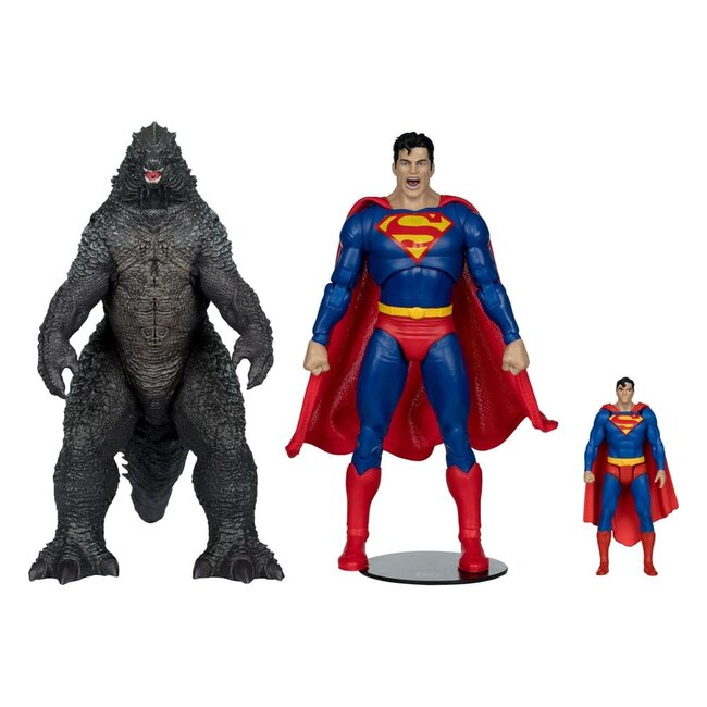 McFarlane Toys DC Justice League Monsterverse DC Multiverse Action Figures 2-Pack Superman Vs. Godzilla 30 cm