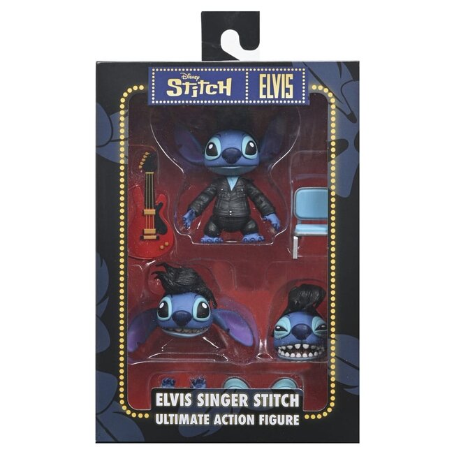 Lilo & Stitch Action Figure Ultimate Singer Elvis Stitch 7 cm