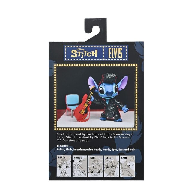 Lilo & Stitch Action Figure Ultimate Singer Elvis Stitch 7 cm
