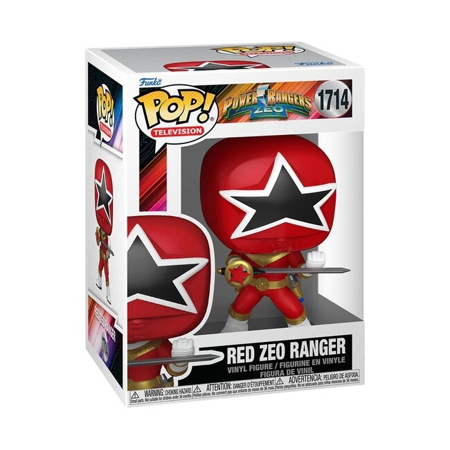 Power Rangers Generations (Tommy) POP! Movies Vinyl Figuren Zeo - Roter Ranger 9 cm