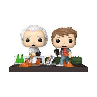 Funko Zurück in die Zukunft POP Moments Vinyl Figuren Doc&Marty 9 cm