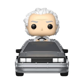 Funko Back to the Future POP! Rides Deluxe Vinyl Doc w/Time Machine 9 cm