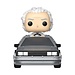 Funko Back to the Future POP! Rides Deluxe Vinyl Doc w/Time Machine 9 cm