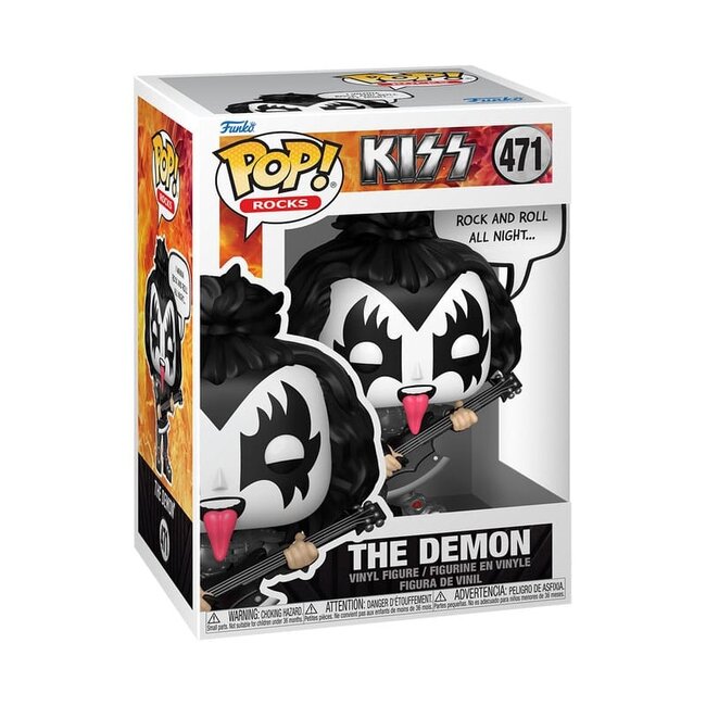 KISS POP! Sayings Vinyl Figur The Demon (R&R All Night) 9 cm