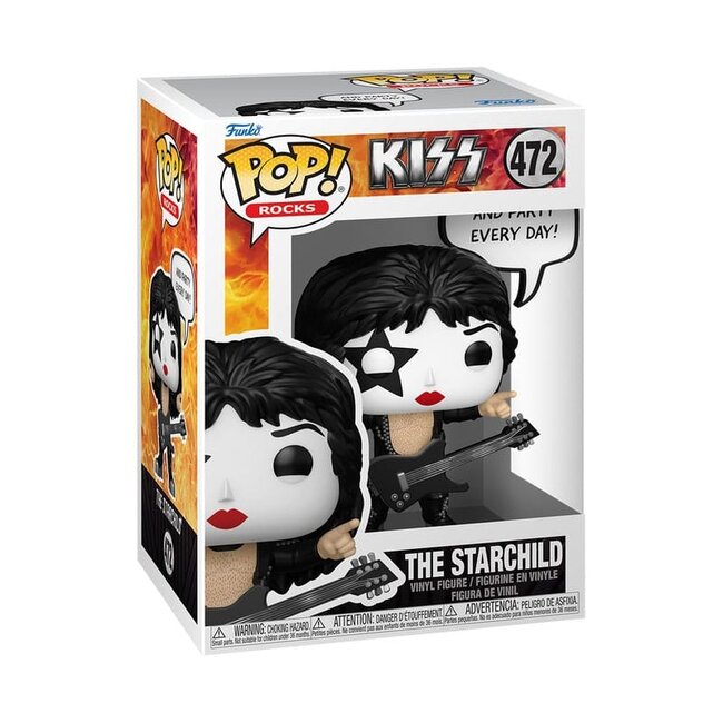 KISS POP! Sayings Vinyl Figur The Starchild (R&R All Night) 9 cm