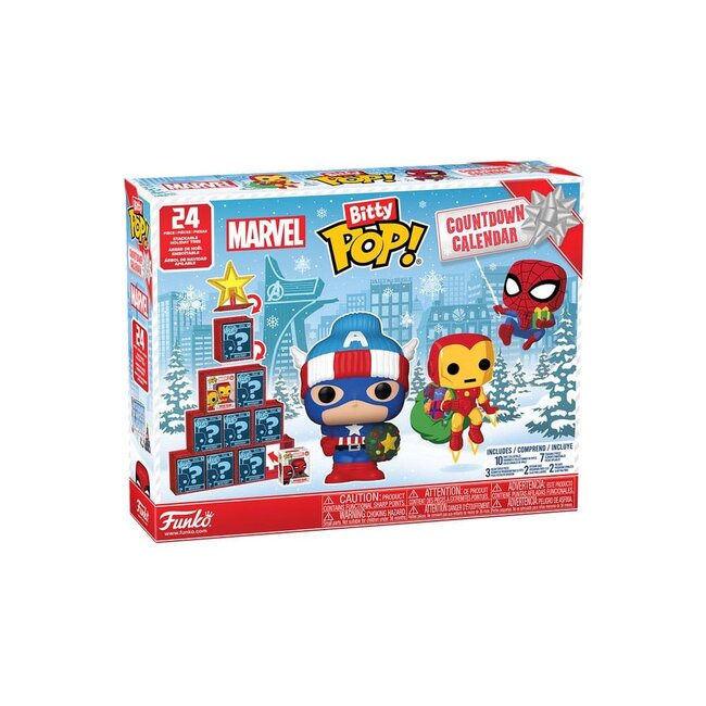 Funko Marvel Comics Bitty POP! 24 Day Advent Calendar Countdown