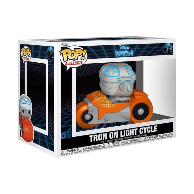 Tron (1982) POP! Rides Deluxe Vinyl Tron met Fiets 9 cm