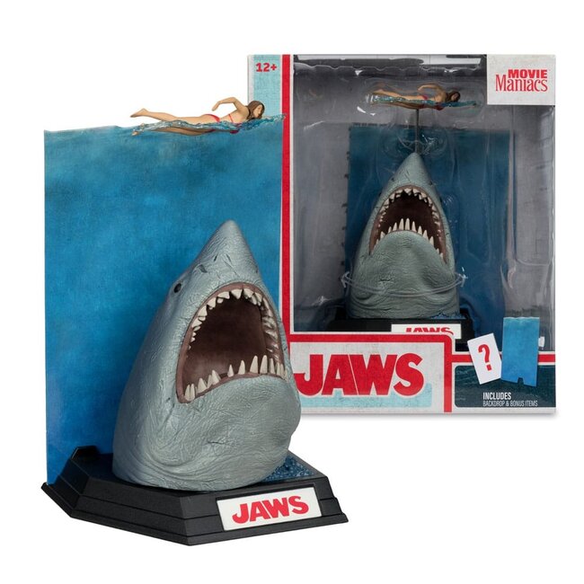 Jaws Movie Maniacs PVC Statue Jaws (50. Jubiläum) 16 cm