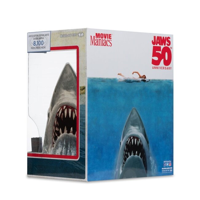 Jaws Movie Maniacs PVC Statue Jaws (50. Jubiläum) 16 cm