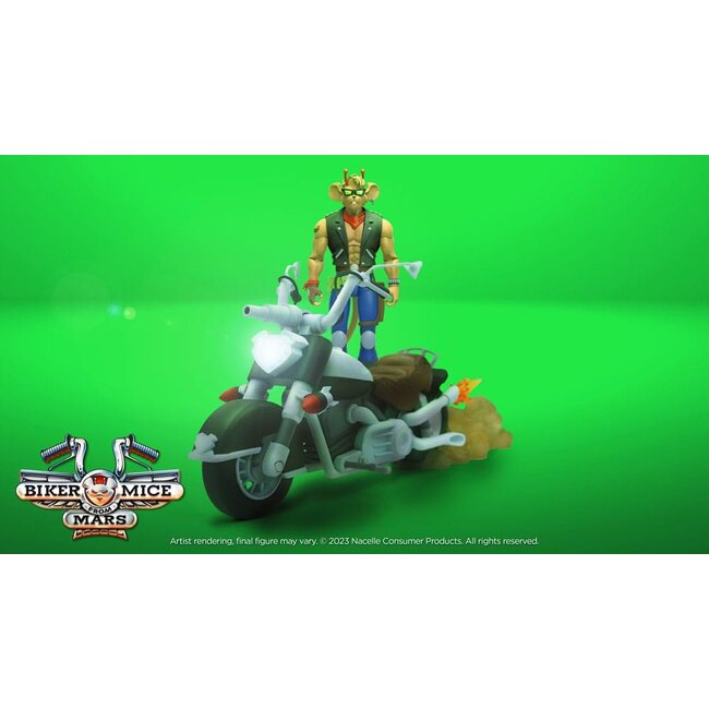 Biker Mäuse vom Mars Fahrzeug Throttle's Marsian Monster Bike 23 cm