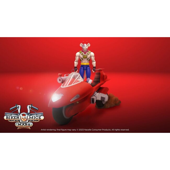 Biker Mice From Mars Vehicle Vinnie's Radical Rocket Sled 25 cm