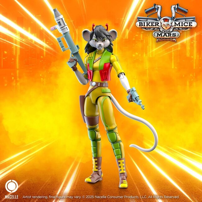 Biker Mice From Mars Action Figure Carbine 23 cm