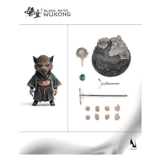 Black Myth: Wukong Actionfigur 1/6 Wukong Zhu Bajie 24 cm