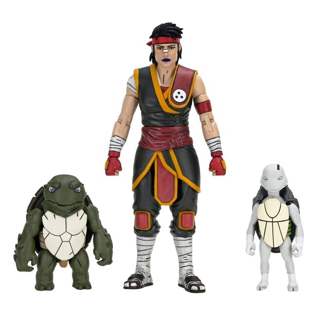 NECA  Teenage Mutant Ninja Turtles: The Last Ronin Action Figure Ultimate Casey Marie with Baby Odyn & Uno 17 cm