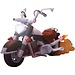Nacelle Consumer Products Biker Mice From Mars Vehicle Throttle's Martian Monster Bike 23 cm