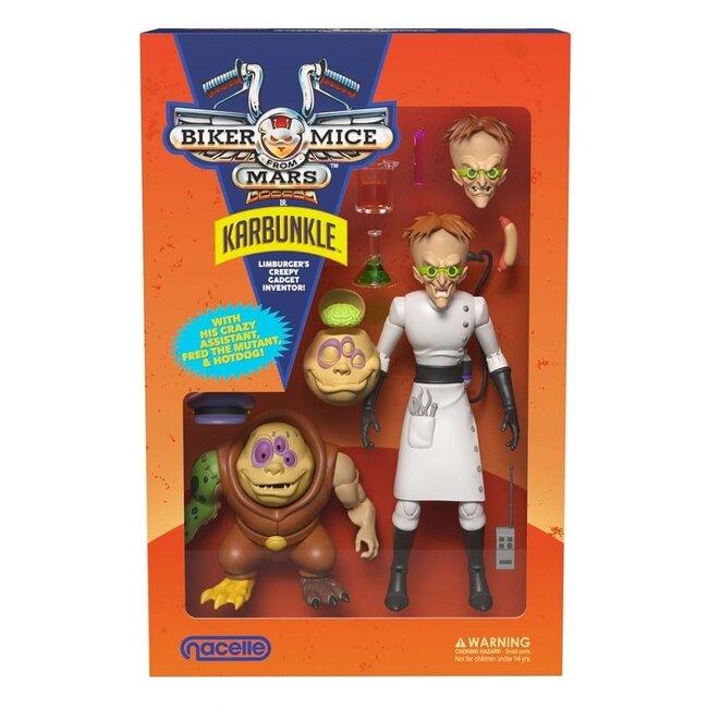 Nacelle Consumer Products Biker Mice From Mars Actionfigur Karbunkle & Fred The Mutant 23 cm