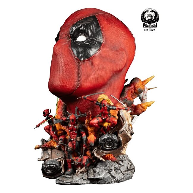 Premium Collectibles Studio Marvel Fine Art Bust Deadpool Deluxe Edition 42 cm