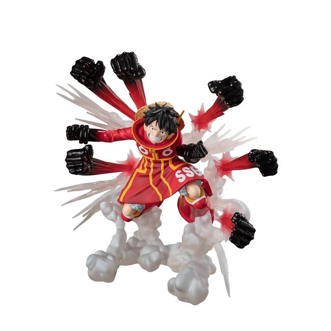 One Piece Figuarts ZERO Extra Battle PVC-beeld Monkey D. Luffy -Gum Gum Hawk Gatling- 19 cm