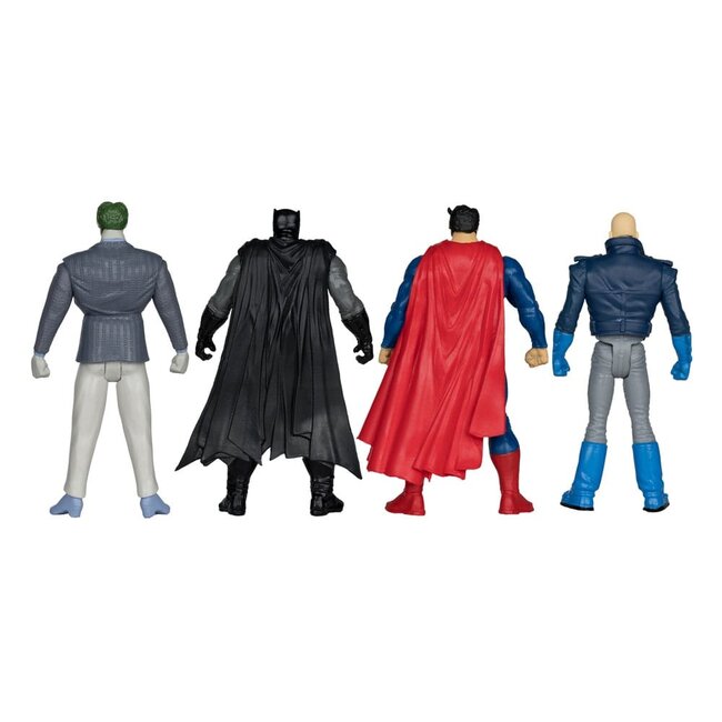 DC Direct Page Punchers Action Figure 4-Pack Batman & Son of Batman & Superman & Joker 7 cm
