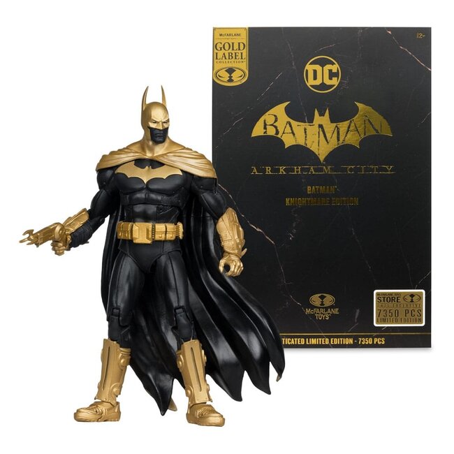 DC Multiverse Actionfigur Batman (Arkham City) Knightmare Edition (Gold Label) 19 cm