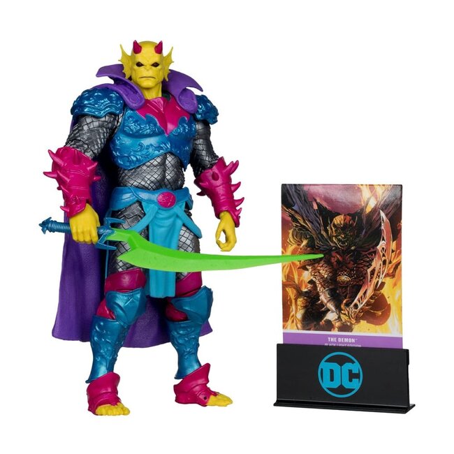 DC Multiverse Actionfigur The Demon (Demon Knights) Black Light Edition (Gold Label) 18 cm