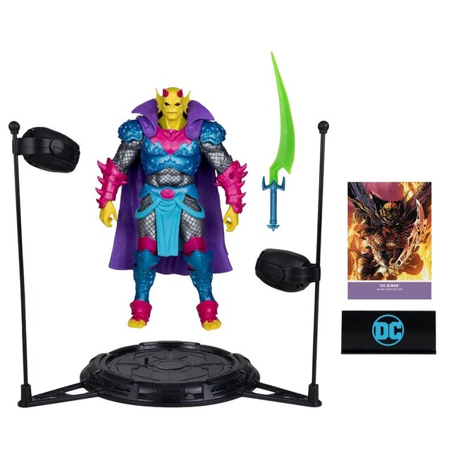 DC Multiverse Actionfigur The Demon (Demon Knights) Black Light Edition (Gold Label) 18 cm