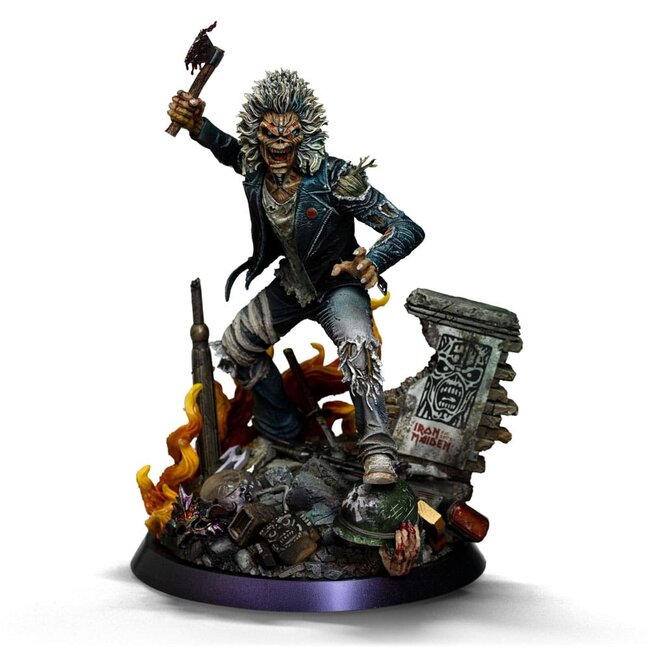 Iron Studios Iron Maiden Art Scale Statue 1/10 Eddie 50th Year Anniversary 22 cm
